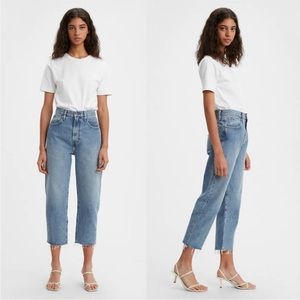 Levis Barrel Crop Organic cotton jeans